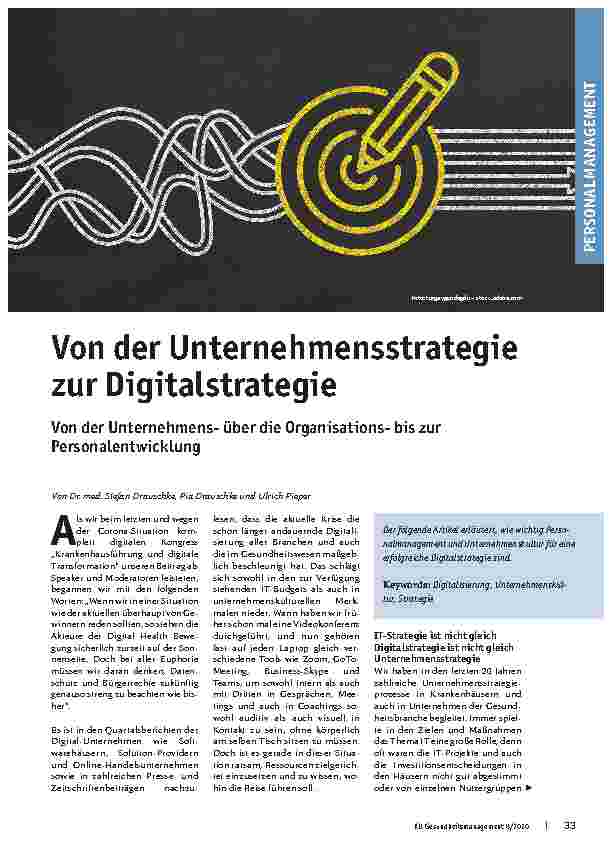 Vorschauseite 1: Von der Unternehmensstrategie zur Digitalstrategie