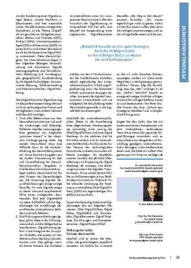 Vorschauseite 3: Von der Unternehmensstrategie zur Digitalstrategie