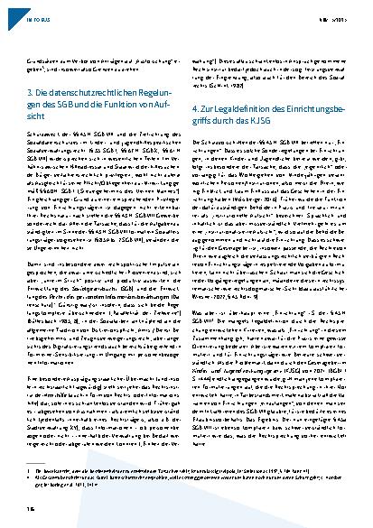 Vorschauseite 3: Aufsicht durch Einsicht Zum Regelungskonstrukt der §§ 45 ff. SGB VIII, zu Ungereimtheiten und einigen allzu auslegungsbedürftigen Rechtsbegriffen