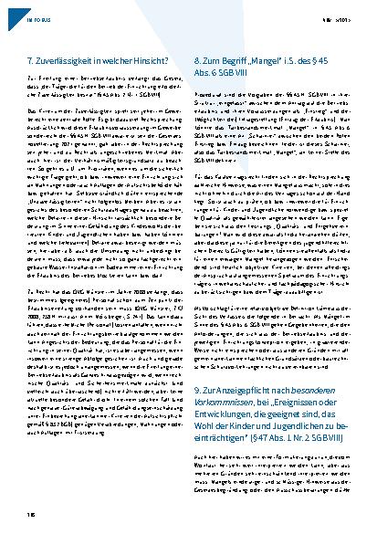 Vorschauseite 5: Aufsicht durch Einsicht Zum Regelungskonstrukt der §§ 45 ff. SGB VIII, zu Ungereimtheiten und einigen allzu auslegungsbedürftigen Rechtsbegriffen