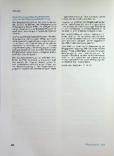 Vorschauseite 4: Aktuelles: Pflegekräfte kommen oft krank zur Arbeit.