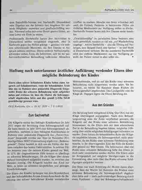 Vorschauseite 4: Physiotherapeuten ohne unternehmerisches Risiko sind abhängig beschäftigt.
