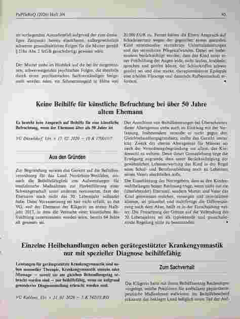 Vorschauseite 5: Physiotherapeuten ohne unternehmerisches Risiko sind abhängig beschäftigt.