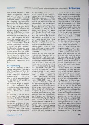 Vorschauseite 3: Zum Widerruf der Erlaubnis zur Führung der Berufsbezeichnung »Gesundheitsund Krankenpfleger«