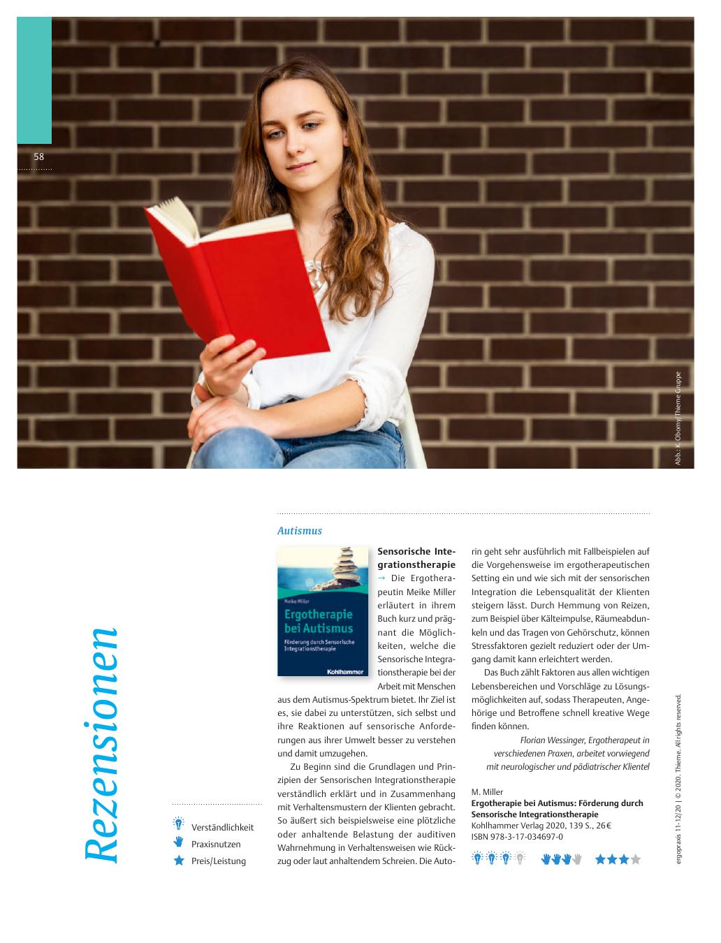 Vorschauseite 1: Autismus - Sensorische Integrationstherapie