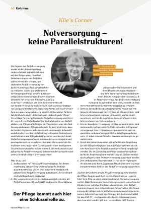 Vorschauseite 1: Notversorgung – keine Parallelstrukturen!