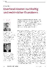 Vorschauseite 1: Overhead-Kosten nachhaltig und rechtssicher finanzieren