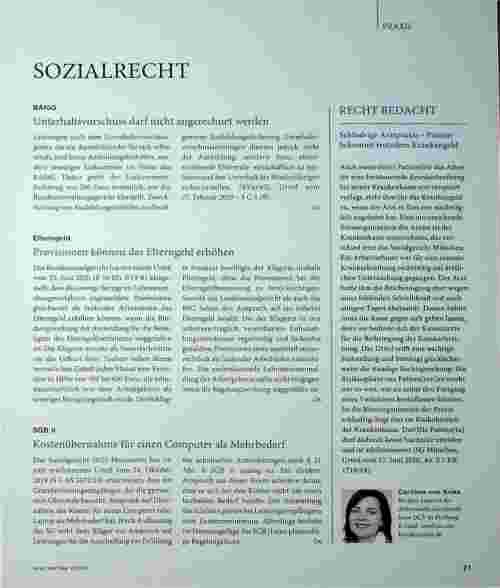 Vorschauseite 1: SOZIALRECHT
