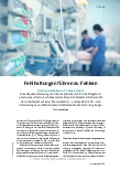 Vorschauseite 1: Fehlhaltungen führen zu Fehlern. Schonend arbeiten auf Intensivstation.