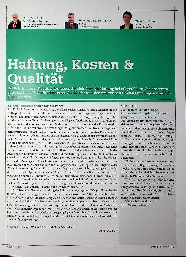 Vorschauseite 1: Deutsche Pflegeleistungen als Inspirationsquelle für Österreich?