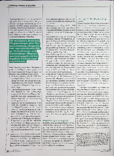 Vorschauseite 4: Deutsche Pflegeleistungen als Inspirationsquelle für Österreich?