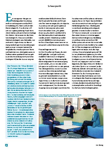 Vorschauseite 2: KI unterstützt individuelle Krebstherapie