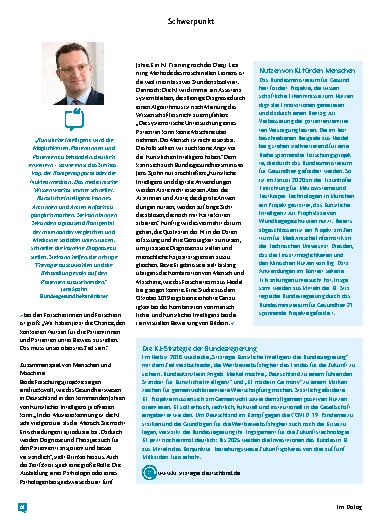 Vorschauseite 4: KI unterstützt individuelle Krebstherapie