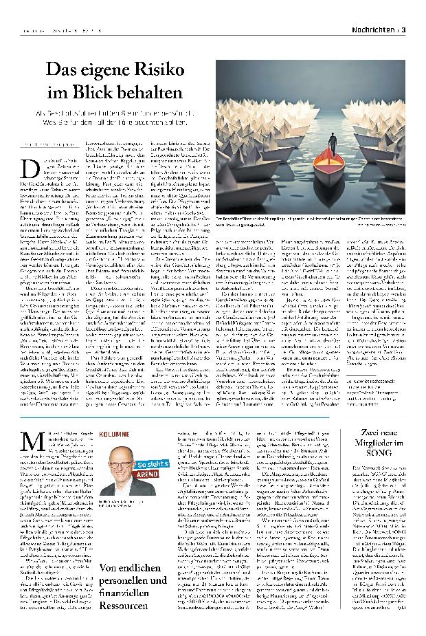 Vorschauseite 1: Das eigene Risiko im Blick behalten