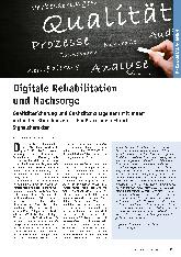Vorschauseite 1: Digitale Rehabilitation und Nachsorge