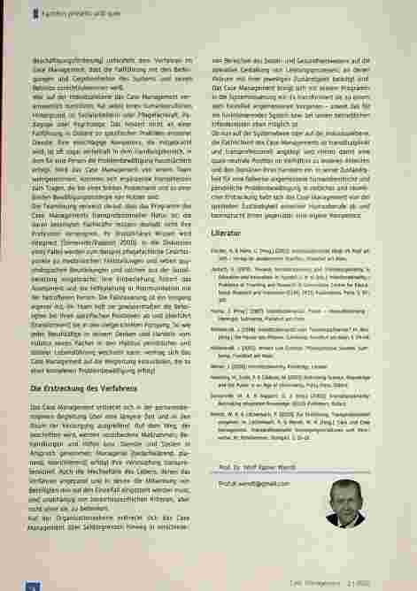 Vorschauseite 3: Fachlich jenseits und quer Case Management transdisziplinär und transprofessionell verstanden.