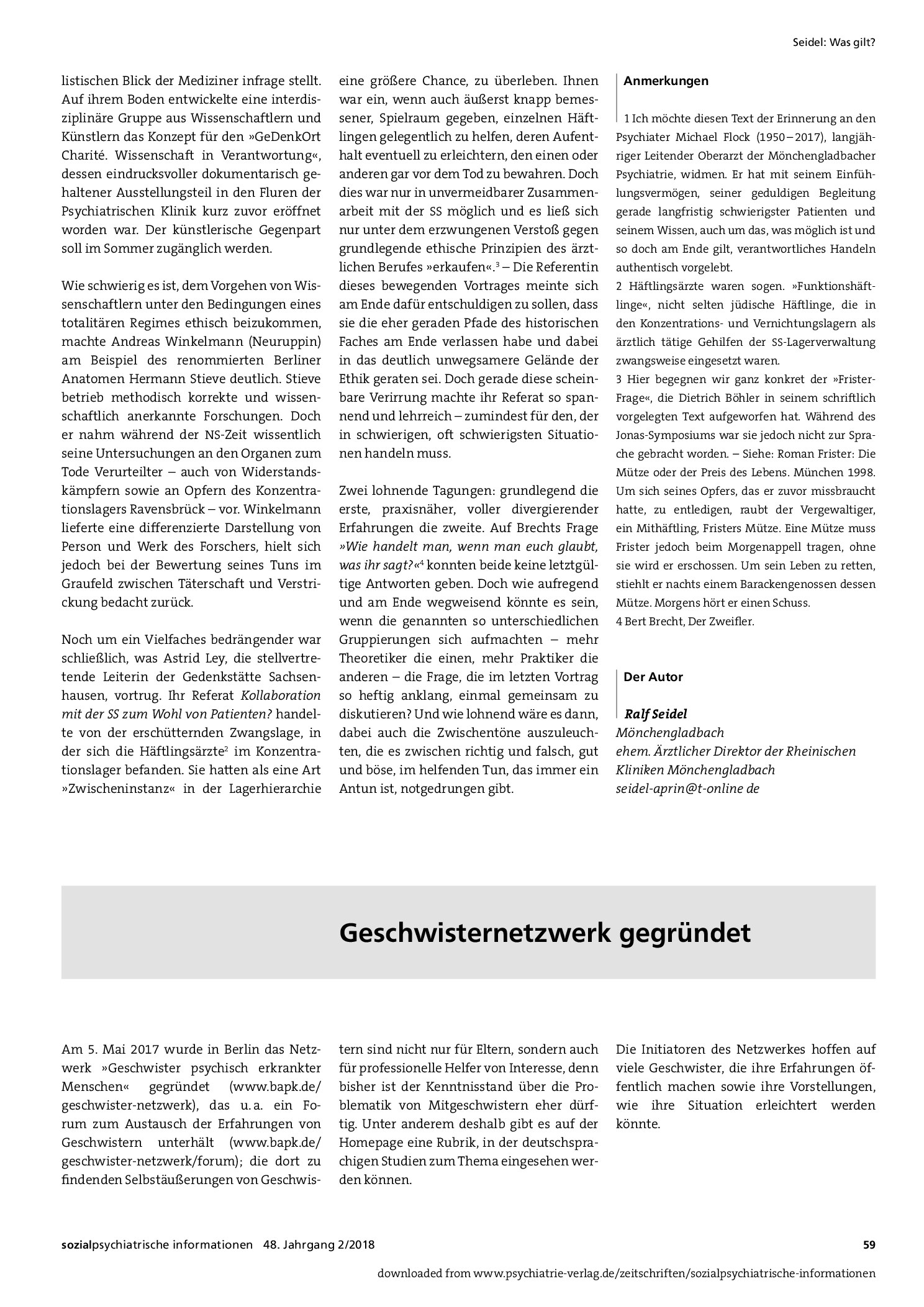 Vorschauseite 2: Was gilt? »Wie handelt man, wenn man euch glaubt, was ihr sagt – wie handelt man?«