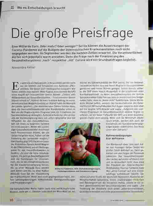 Vorschauseite 1: Die große Preisfrage