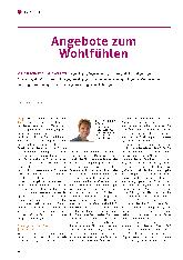 Vorschauseite 1: Angebote zum Wohlfühlen