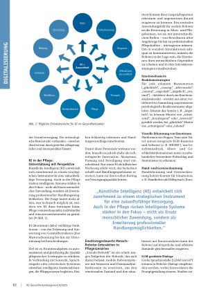 Vorschauseite 2: Digitale Technologien in der Pflege Entlastung durch Innovation