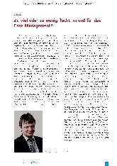 Vorschauseite 1: Zu viel oder zu wenig Recht im und für das Case Management?