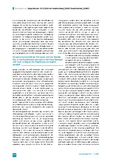 Vorschauseite 3: Verantwortung im Case Management