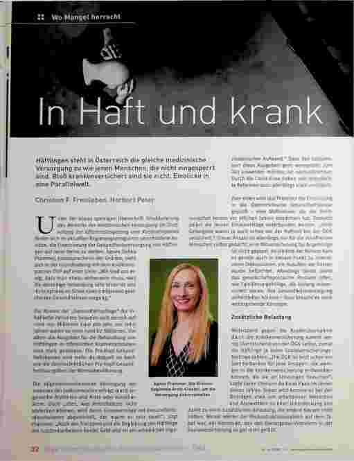 Vorschauseite 1: In Haft und krank