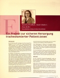 Vorschauseite 1: Ein Projekt zur sicheren Versorgung tracheotomierter Patient:innen