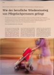 Vorschauseite 1: Wie der berufliche Wiedereinstieg von Pflegefachpersonen gelingt.