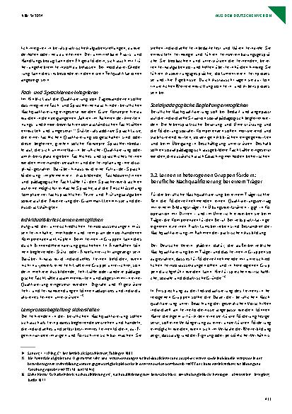Vorschauseite 6: Empfehlungen des Deutschen Vereins für eine Stärkung der beruflichen Nachqualifizierung für Leistungsberechtigte im SGB II