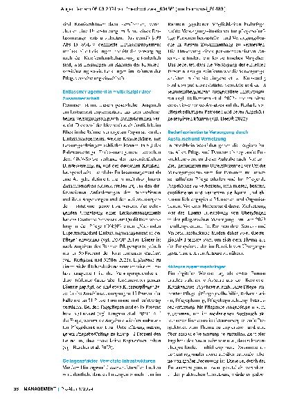 Vorschauseite 2: Vernetzt und sektorenübergreifend: Gestaltung von Übergängen in der pflegerischen Versorgung in NRW