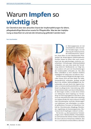 Vorschauseite 1: Warum Impfen so wichtig ist