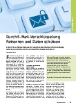 Vorschauseite 1: Durch E-Mail-Verschlüsselung Patienten und Daten schützen.