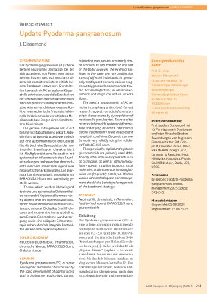 Vorschauseite 1: Update Pyoderma gangraenosum