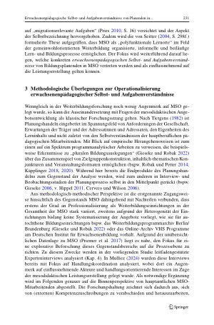 Vorschauseite 5: Erwachsenenpädagogische Selbstund Aufgabenverständnisse von Planenden in Migrant: innenselbstorganisationen. Eine inhaltsanalytisch fundierte Typologie