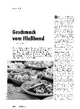 Vorschauseite 1: Geschmack vom Fließband