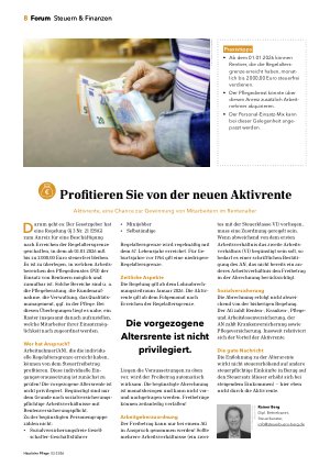Vorschauseite 1: Profitieren Sie von der neuen Aktivrente