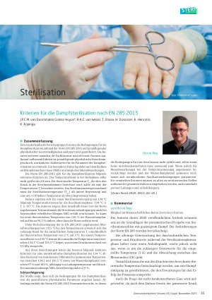 Vorschauseite 1: Sterilisation