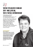 Vorschauseite 1: WIR VERSUCHEN ZU HELFEN, WO WIR KÖNNEN.