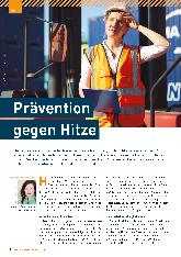 Vorschauseite 1: Prävention gegen Hitze