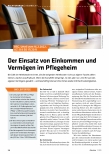 Vorschauseite 1: Der Einsatz von Einkommen und Vermögen im Pflegeheim