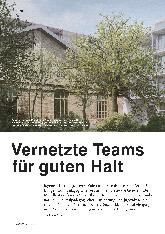 Vorschauseite 1: Vernetzte Teams für guten Halt