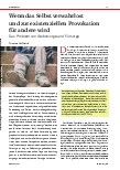 Vorschauseite 1: Wenn das Selbst verwahrlost und zur existenziellen Provokation für andere wird. Das Problem von Selbstsorge und Fürsorge.