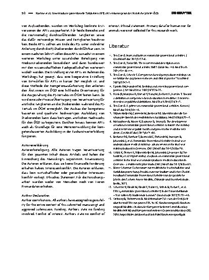 Vorschauseite 3: Anvertraubare professionelle Tätigkeiten (APT) als Lernkonzept für das Praktische Jahr im ÖGD