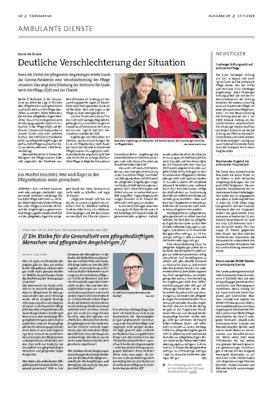 Vorschauseite 1: Deutliche Verschlechterung der Situation