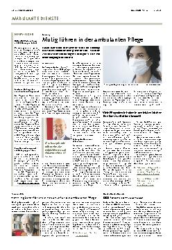 Vorschauseite 1: Mutig führen in der ambulanten Pflege