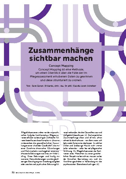 Vorschauseite 1: Zusammenhänge sichtbar machen