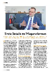Vorschauseite 1: Erste Details zu Pflegereformen