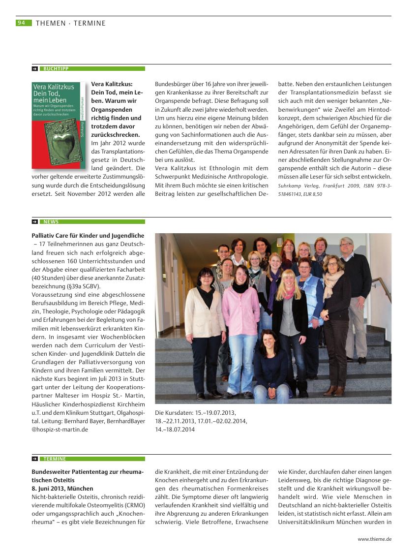 Vorschauseite 1: Themen · Termine