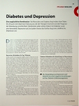 Vorschauseite 1: Diabetes und Depression
